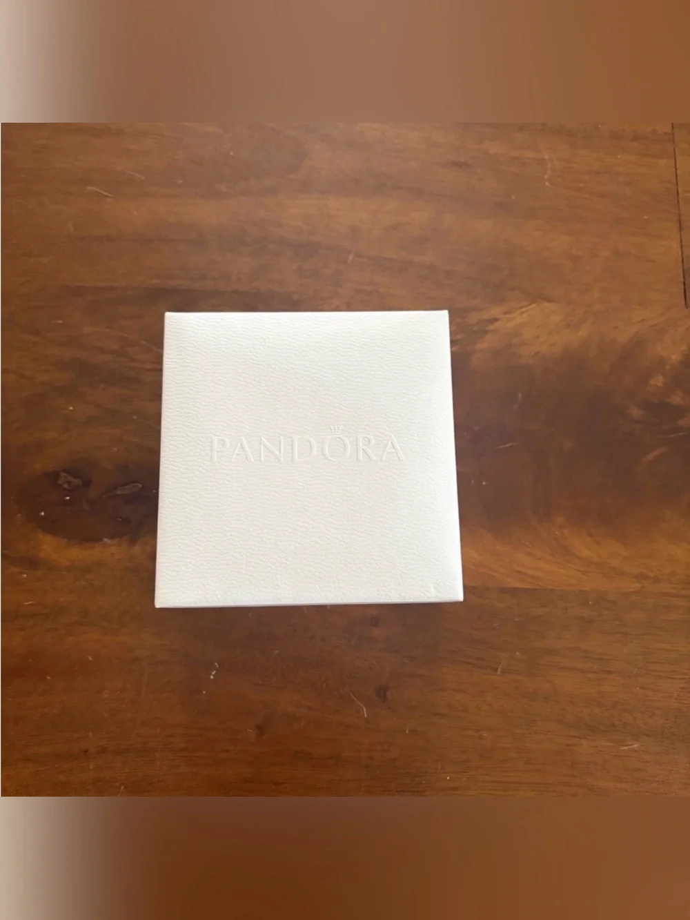 Pandora White and Black Jewelry Box